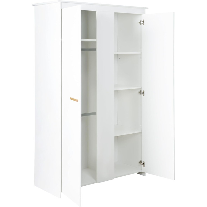 Шафа-пеленальний столик Roba 'Антон' білий, з підіймальним зміцнювачем, з 2 дверцятами та 1 полицею, висота пеленального столика 90 см