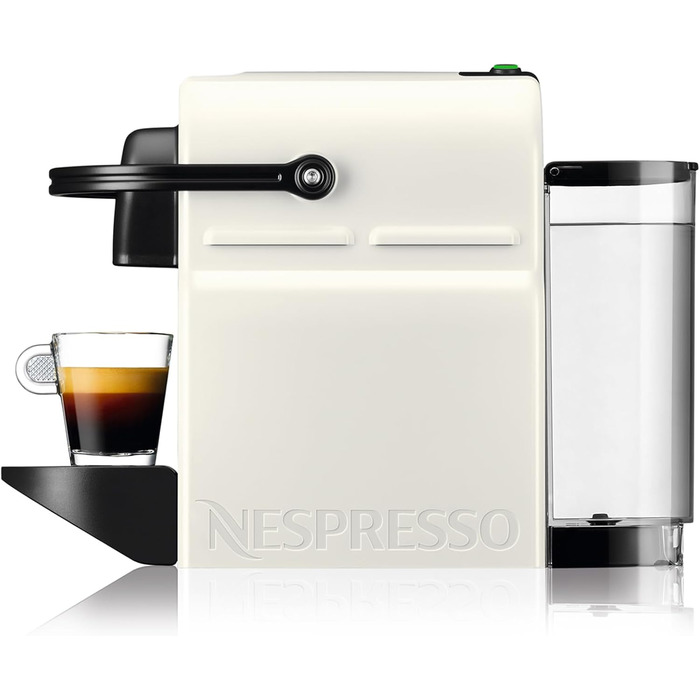 Кавомашина Nespresso Krups Inissia XN1001, білий колір, компактна, з регулюванням об'єму кави