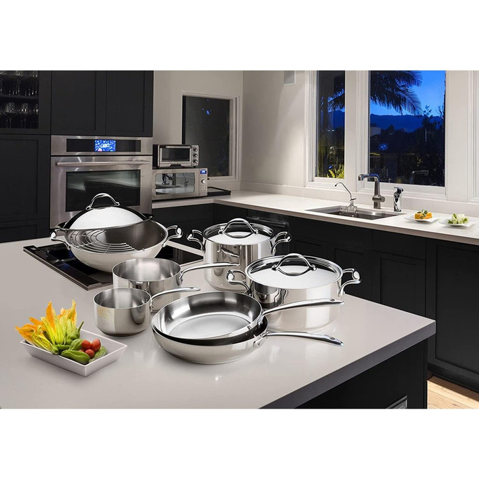 Каструля Lagostina Accademia Lagofusion без кришки 16 см, нержавіюча сталь, індукційне дно