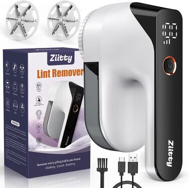 Електричний видальник ворсу Ziitty: 3 режими, 6 лез, для різних тканин. Ідеально для сім'ї