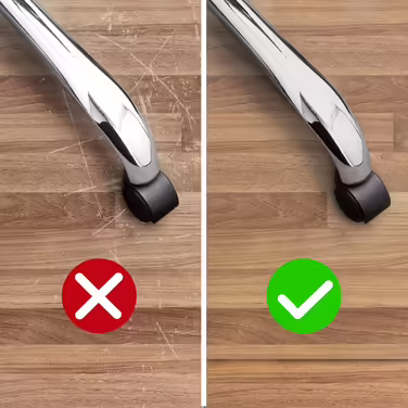 Прозора захисна підкладка під крісло Floordirekt PRO для твердих підлог, 75×120 см