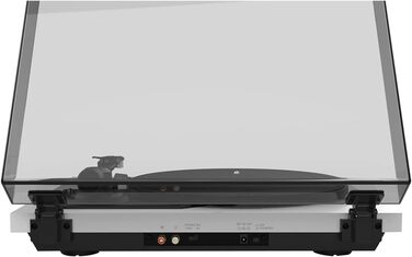 TEAC TN-175 повністю автоматичний Hi-Fi програвач вінілу з ремінним приводом, 33/45 об/хв, вбудований фоно-підсилювач, система AT3600L MM, корпус із МДФ, білий