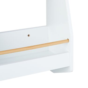 Поличка для стін з 6 гачками Relaxdays