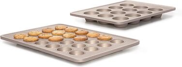 Форма для випічки OXO Good Grips Half Sheet Pan 13' x 18' металева (міні-кекси, 24 форми)
