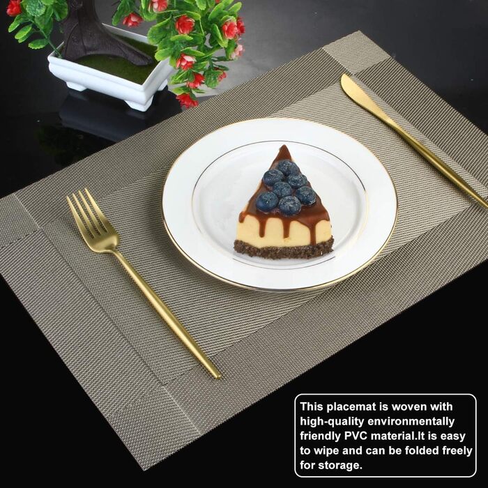 Набори серветок на стіл DACHUI, 8 шт., тканинні, під льон, водовідштовхувальні, термостійкі, миючі, довговічні (димно-сірий) (кава, 4 шт.)