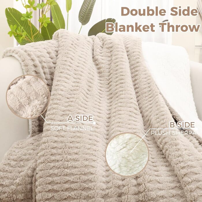 Електрична ковдра 160x130 см, Бежева