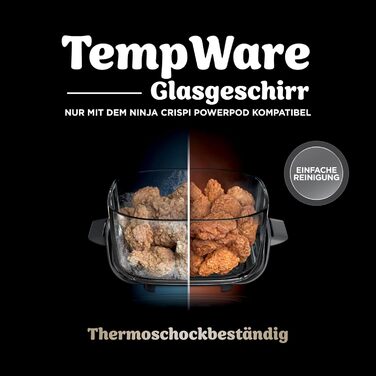 Ninja CRISPi Airfryer – фритюрниця-конвекційна піч, 3.8 л, 4-в-1, 1700 Вт, Stone Gold FN101EUSTGD