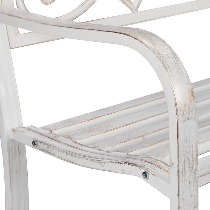 Лавочка для саду Relaxdays з металу