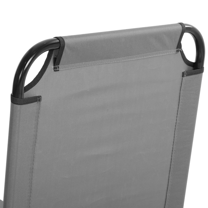 Набір з 2 сонячних лежаків, розкладні садові лежаки з 5-рівневим регулюванням спинки та максимальною вагою користувача до 120 кг