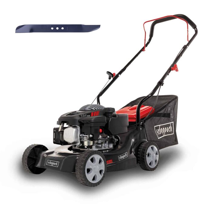 Бензиновий газонокосарка Scheppach MP132-40 - 3.3 PS, ширина косіння 40 см, регулювання висоти стрижки, кошик 35 л