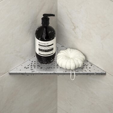 Поличка для душу Eck, нержавіюча сталь 304, 2 шт., для плитки, монтаж в стіну, реновація ванної кімнати
