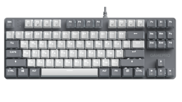 Дротова механічна клавіатура GamePro Genesis Metallic (MK110G) 87% Red switches