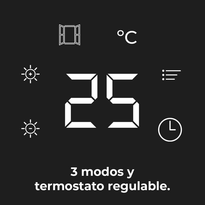 Електричний обігрівач Cecotec Ready Warm 5350 Power Box Ceramic Connected: 2000 Вт, LED-дисплей, Wi-Fi, пульт, 3 режими, осциляція, IP22, безпека