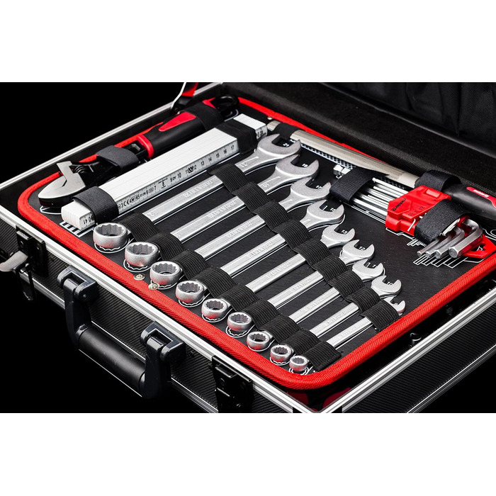 Набір інструментів Meister 131 предметів Knipex & Wera в алюмінієвому кейсі - професійний валіза з інструментами