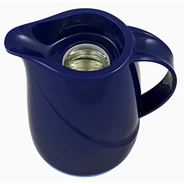 Термос Helios Wave, 1,5 л, пластик, білий, з кришкою-гвинтовим, придатний для миття в посудомийній машині