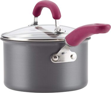 Набір посуду Rachael Ray, 11 предметів, з антипригарним покриттям, з хард-анодованого алюмінію (сірий)