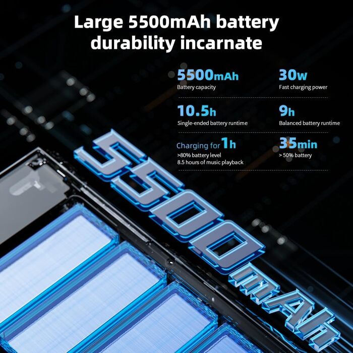 Портативний Hi-Res музичний плеєр FiiO M23, синій