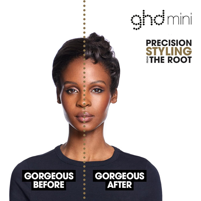Випрямляч для волосся ghd Mini - Slim Plate, чорний, для короткого волосся та чубів