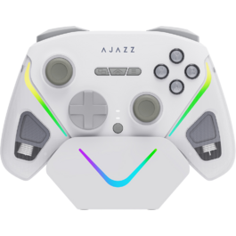 Бездротовий геймпад з док-станцією Ajazz GP100 Set White (GP100S-W)
