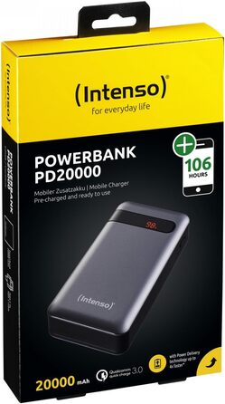 МАг, Power Delivery & Quick Charge 3, чорний, 7332330 Powerbank PD 10000, 20000