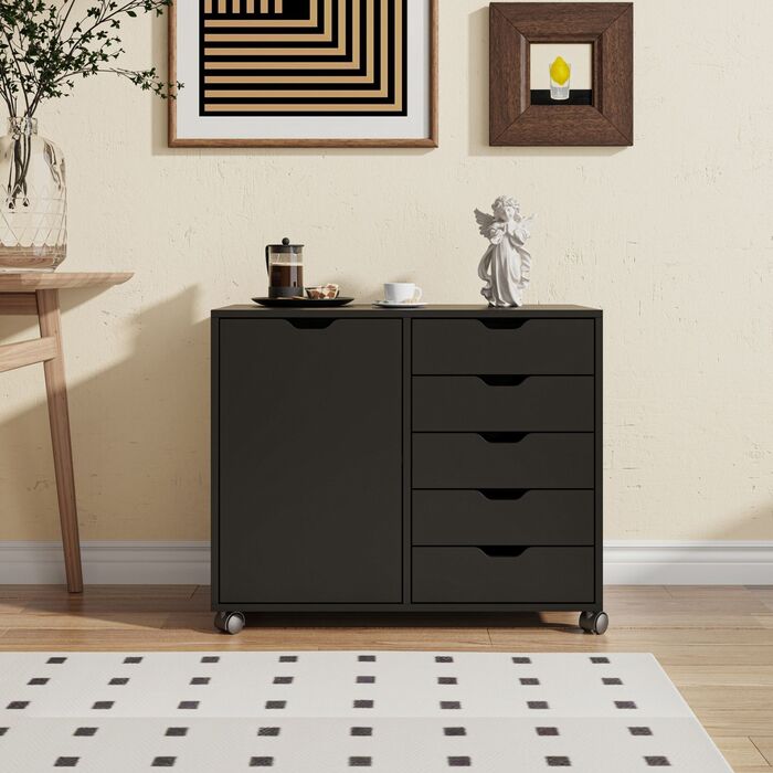 Relaxdays Роликовий контейнер з шухлядами та відсіками