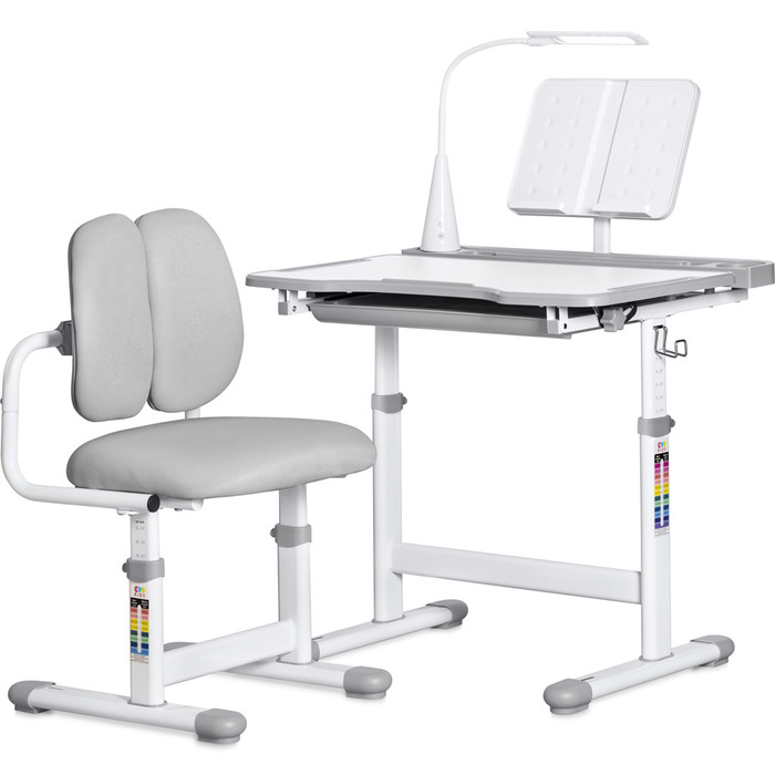Комплект меблів Evo-kids (стіл+стілець+полиця+лампа) BD-23 G