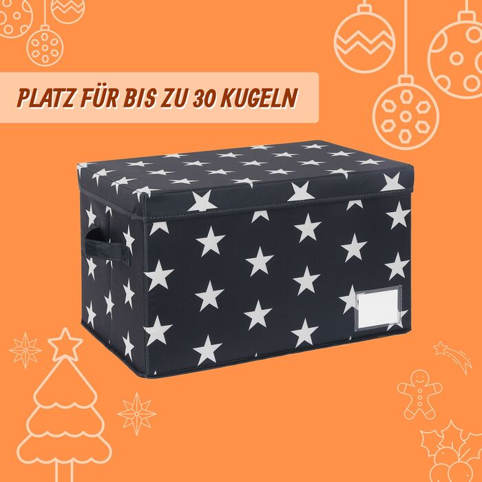 Коробка для зберігання новорічних кулі