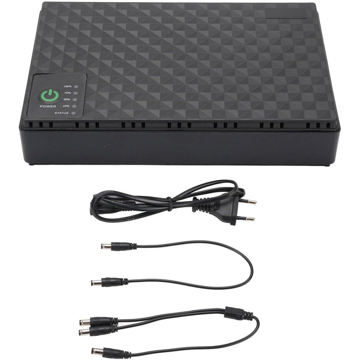 Портативний Mini UPS - Джерело живлення для роутера/модема/камери з батареєю, безперебійне живлення (EU-штекер 85-265V)