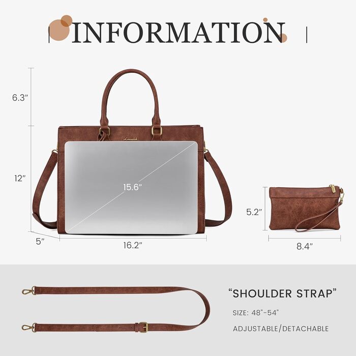 LOVEVOOK Сумка для ноутбука 15.6