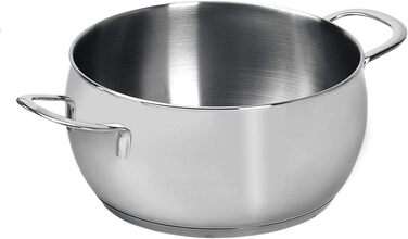 Набір каструль Lagostina Euforia 11 предметів з нержавіючої сталі 18/10, для всіх типів плит, з кришками, Lagoseal-Plus дно