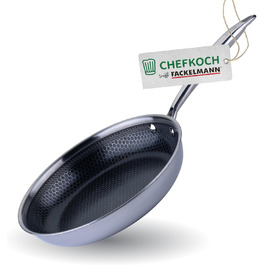 Сковорода Fackelmann Chefkoch Antihaft Ø28 см з керамічним покриттям, для всіх плит (вкл. індукція)