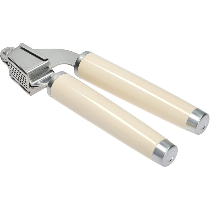 Прес для часнику KitchenAid, нержавіюча сталь, придатна для миття в посудомийній машині, колір: Almond Creme