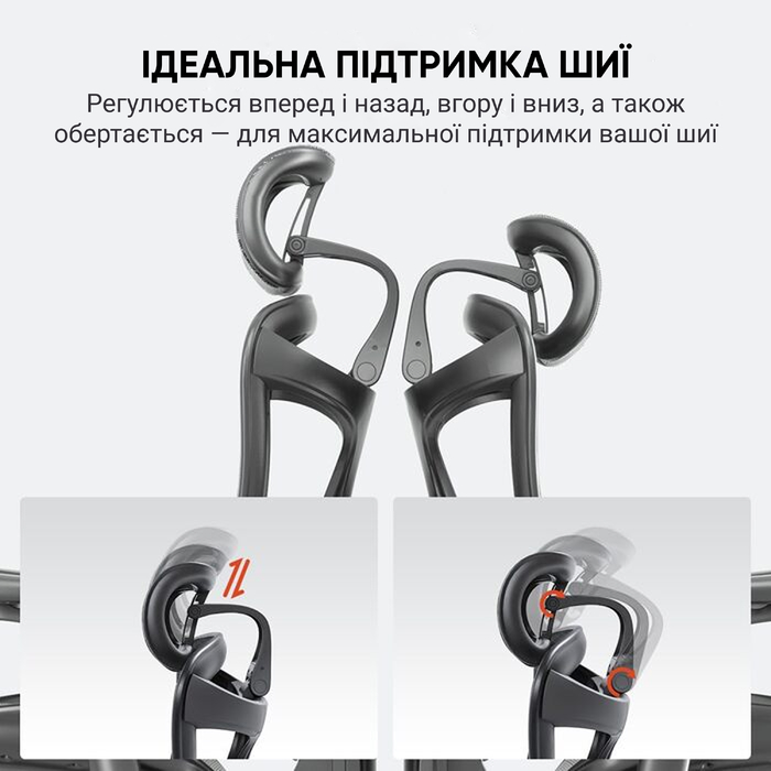 Офісне крісло SIHOO Doro С300 black з 3D-підлокітниками
