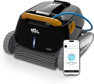 Робот-пилосос для басейну Dolphin E50i: очищення дна та стін, до 10 м, з кабелем