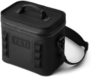 Сумка-холодильник YETI Hopper Flip 8, чорна: портативна, ізольована, рюкзак