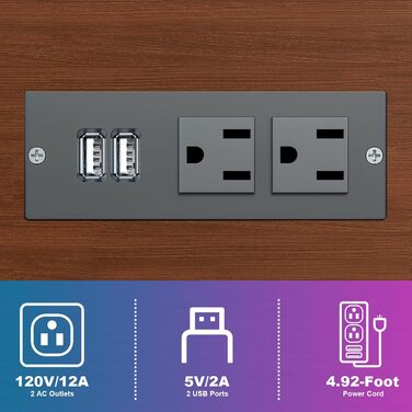 Регульований комп'ютерний стійка-тачка з підзарядкою USB та двома ярусами для ATX корпусів. Мобільний стійка для ПК з фіксуючими колесами, підходить для більшості ПК. Матеріал: дерево з імітацією текстури дерева.