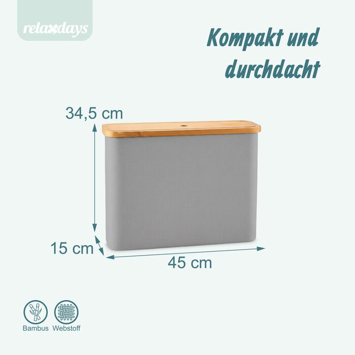 Тримач для туалетного паперу Relaxdays на 12 рулонів