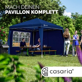 Бічна стінка альтанки Capri комплект з 2 синіх 3х3м