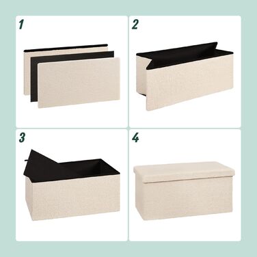 Лавка Relaxdays з м'якої тканини вельвет