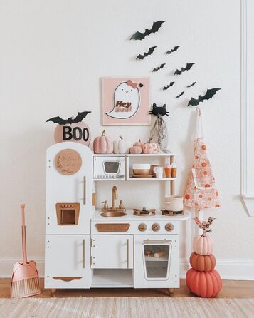 Дерев'яна дитяча кухня KidKraft Vintage White з аксесуарами та іграшковим телефоном, 53445 - Ексклюзивно в Amazon