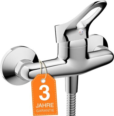 Змішувач для ванної кімнати EISL Verona з витяжною штангою та комплектом зливу, однорідний змішувач для раковини, хром