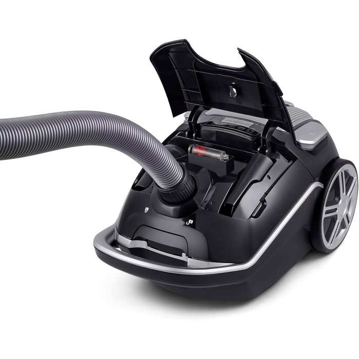 Пилголомник Fakir Black Vac Power: міцний, з мішком, HEPA фільтр H14, 800W, 12м радіус дії, 3л мішок, тиха робота 69dB(A)