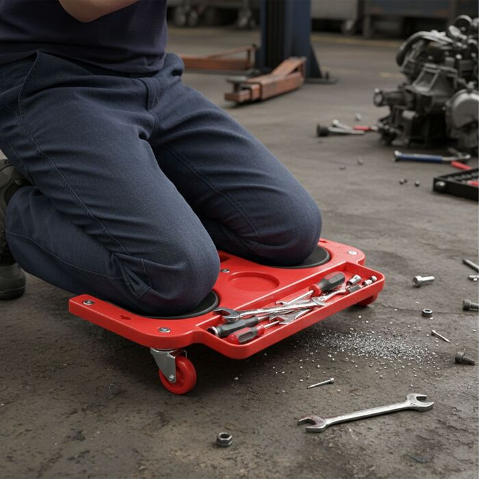 Дошка для колін з підсвічуванням та органайзером для інструментів Relaxdays