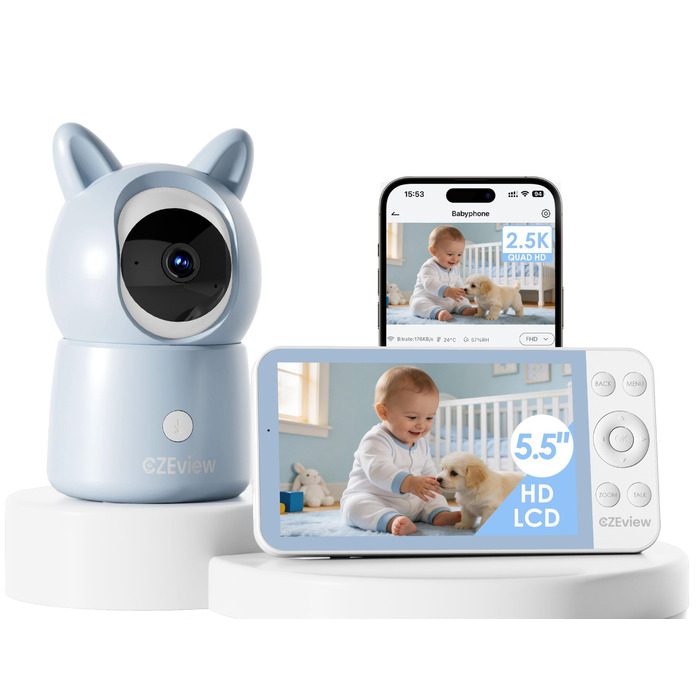 Відеоняня з камерою 2.5K та 5.5