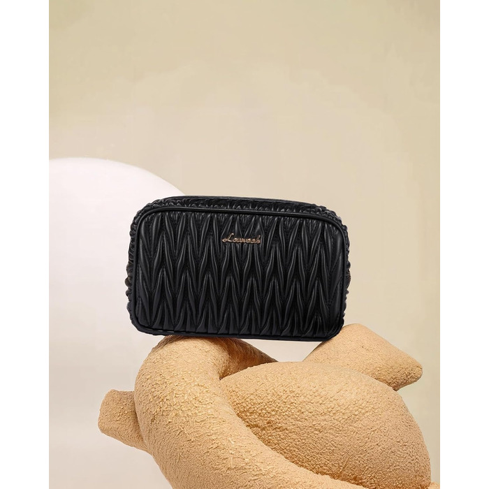 LOVEVOOK Сумка через плече жіноча, маленька сумочка кросбоді, чохол для телефону, сумка на плече, шкіра PU, чорна