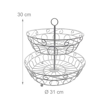 Підставка для квітів Relaxdays з 2 ярусами