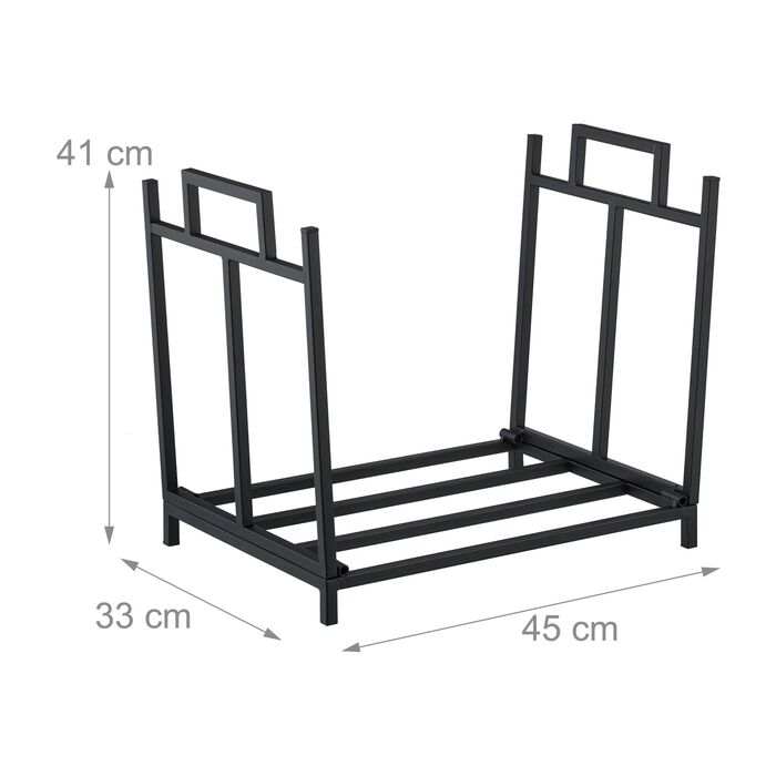 Підставка для дров Relaxdays складна металева