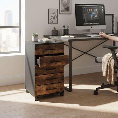 Контейнер Relaxdays на коліщатках з 5 висувними ящиками