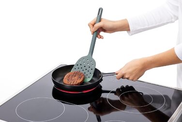 Набір кухонних аксесуарів Lékué 5 шт. з силікону та пластику (лопатка з рифленням)