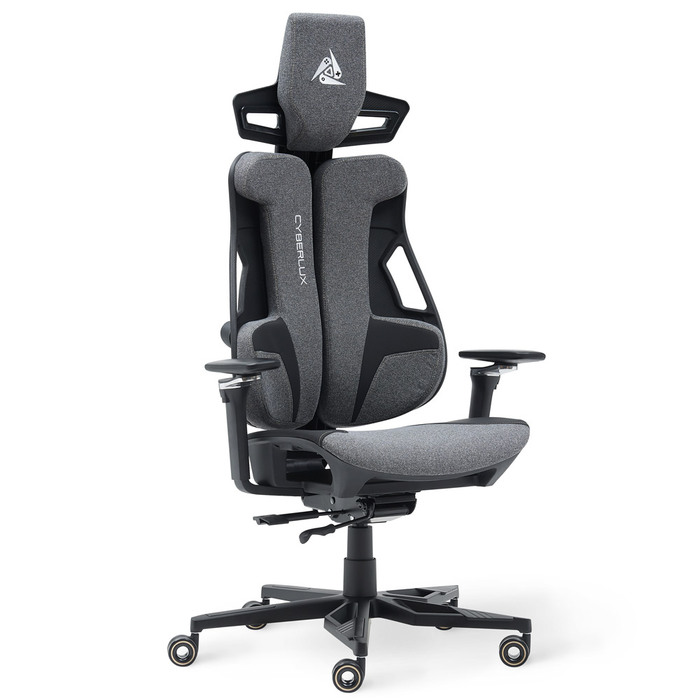 Геймерське крісло Cyberlux V10 Fabric Grey (арт. GM-V10 FG)